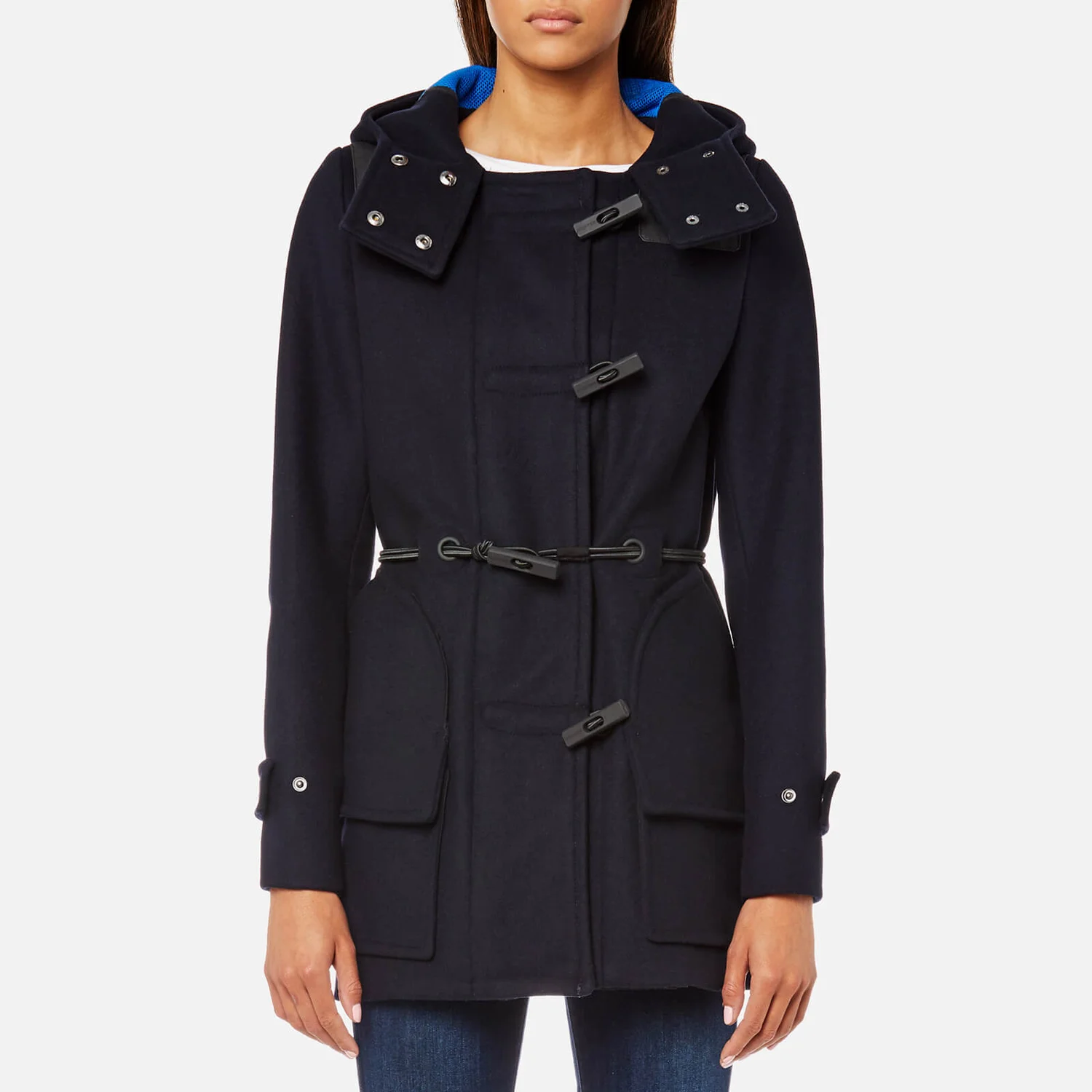 Hunter Women's Original Bonded Wool Duffle Coat - Navy