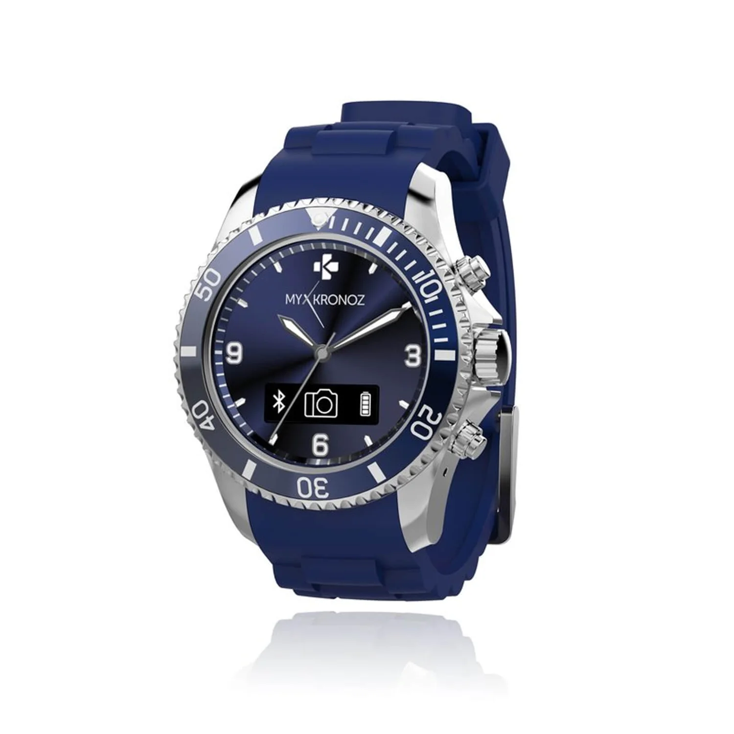 MyKronoz Zeclock Bluetooth Smart Watch - Blue