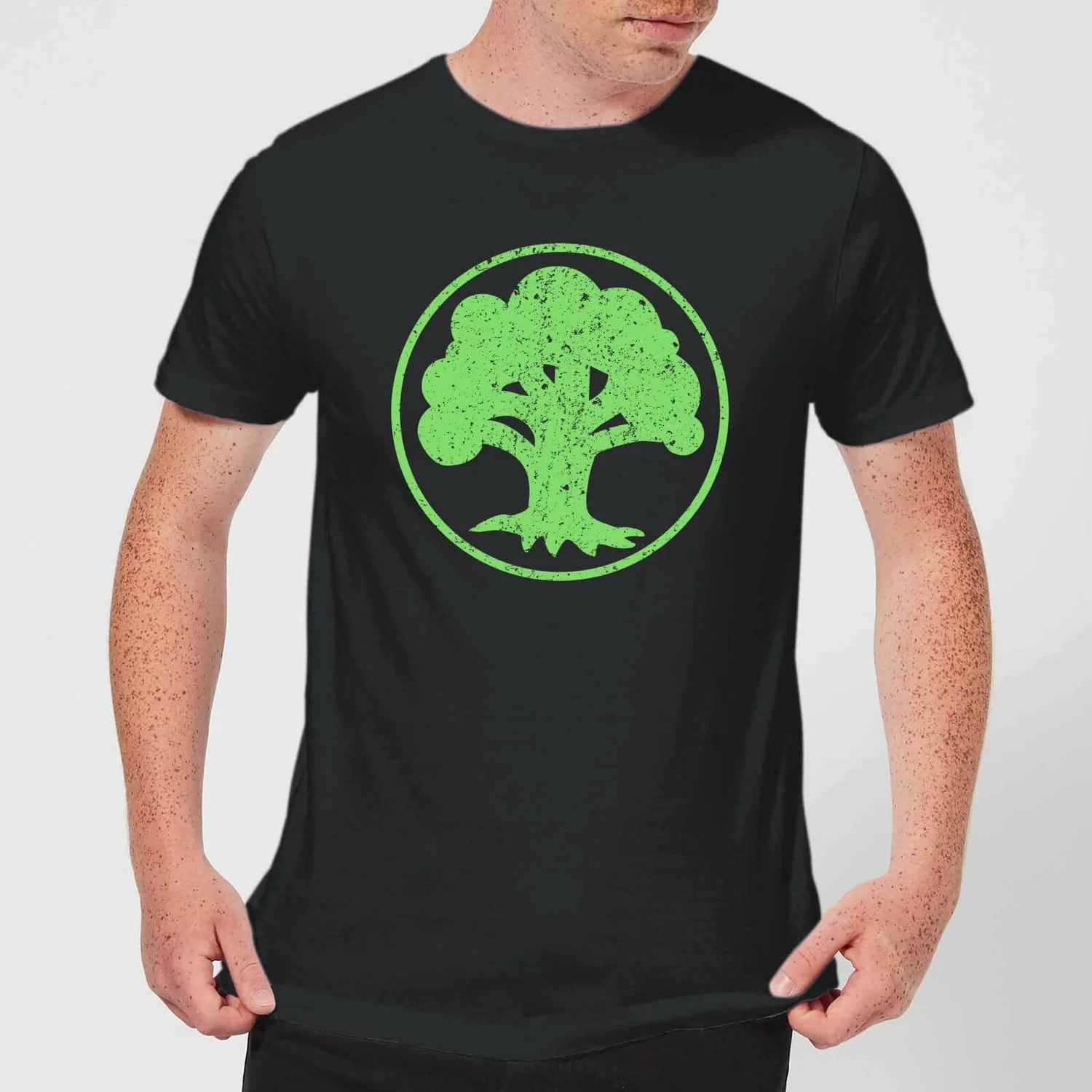 Magic The Gathering Mana Green T-Shirt - Black - XXL