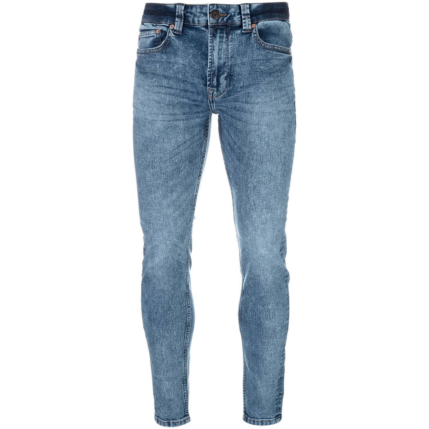 Only & Sons Men's Warp Skinny Jeans - Blue Denim