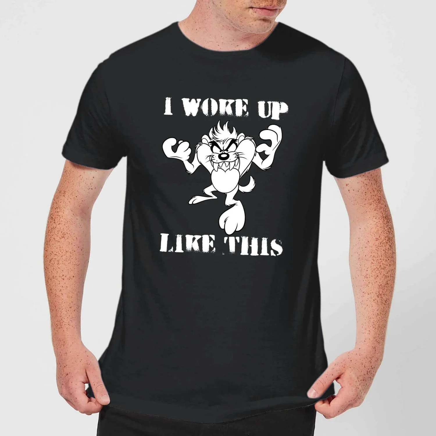 Looney Tunes I Woke Up Like This Men's T-Shirt - Black