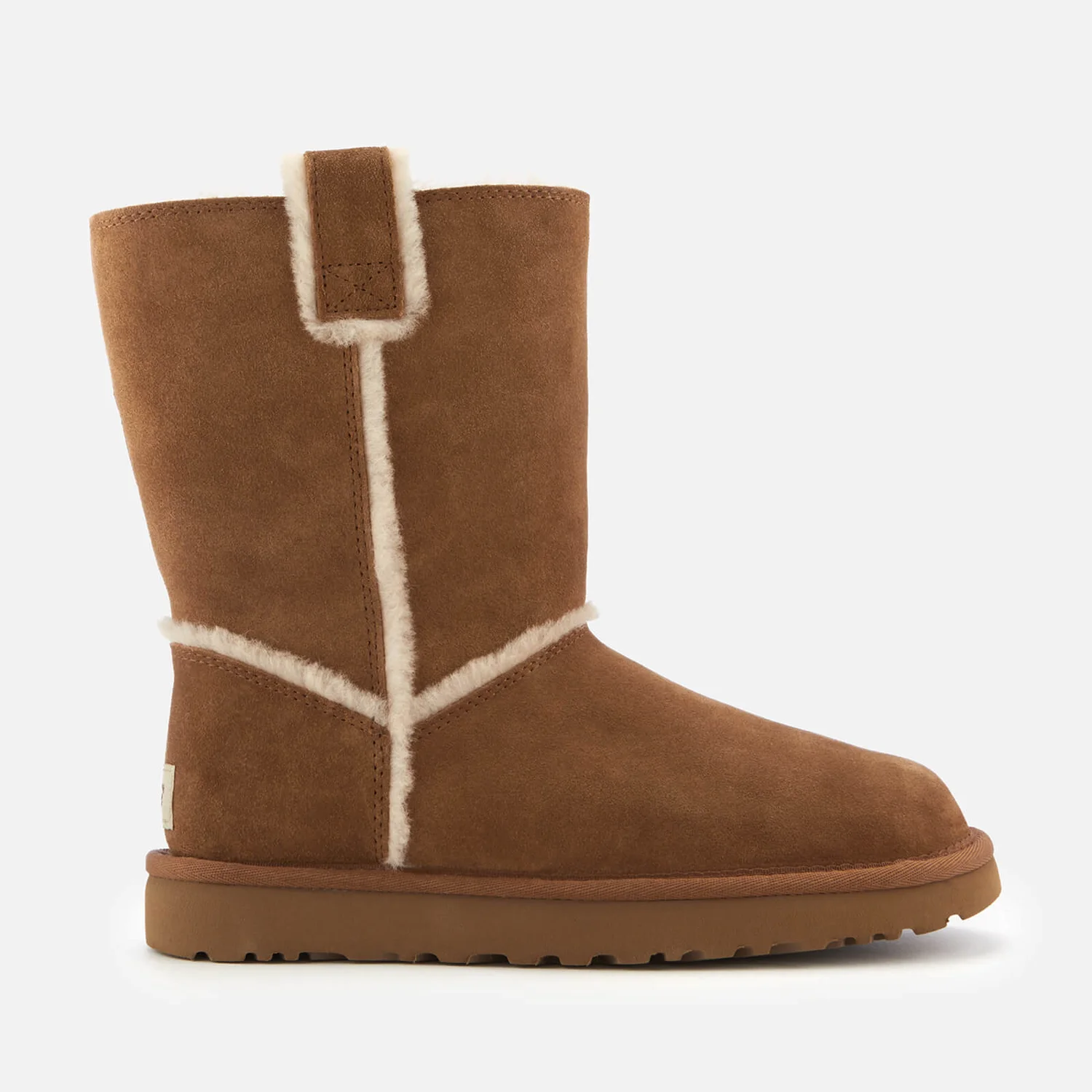 UGG Women's Classic Short Spill Seam Sheepskin Boots - Chestnut