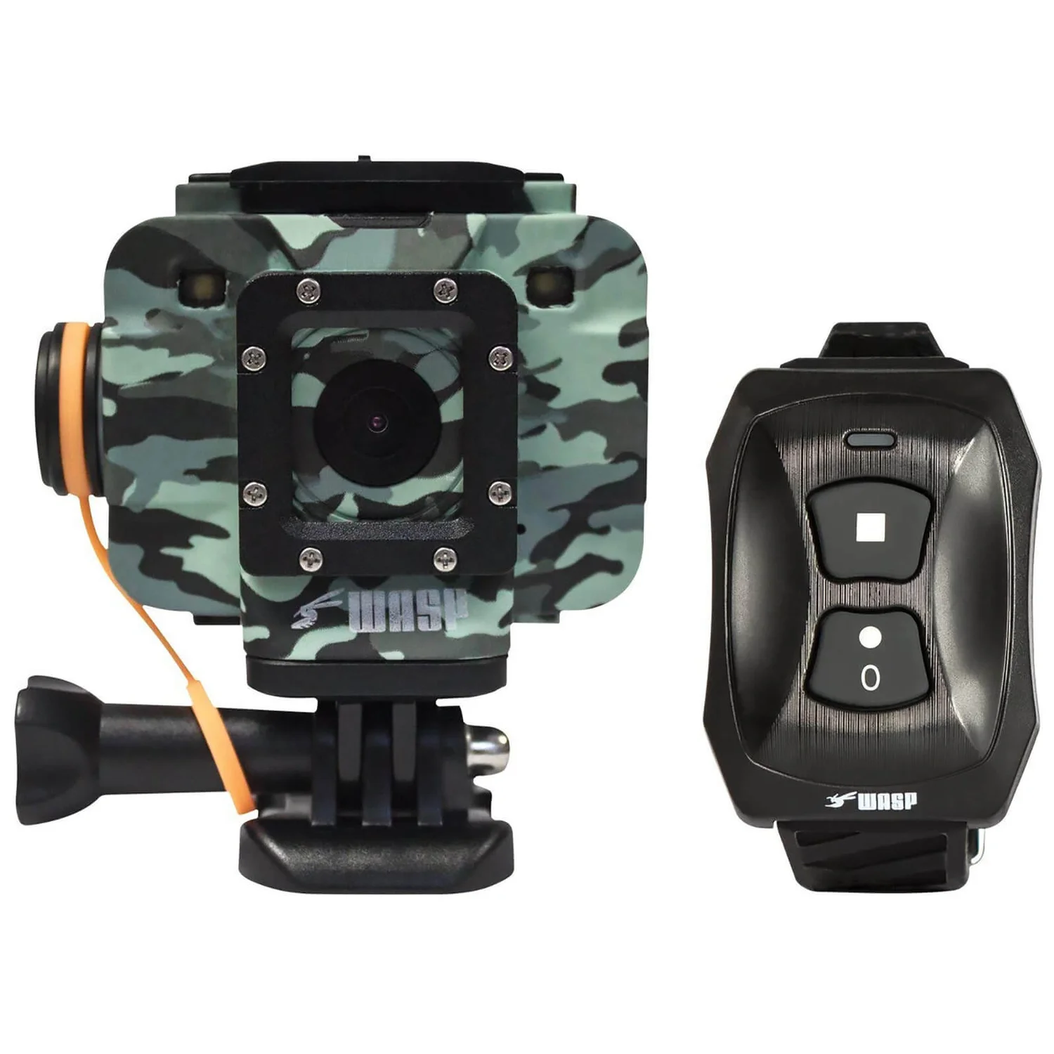 Waspcam 9906 Wi-Fi Waterproof Action Camera with Wrist Remote - Camo
