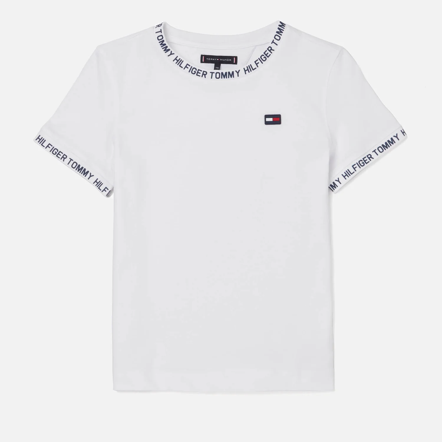 Tommy Hilfiger Boys' Printed Rib T-Shirt - Bright White