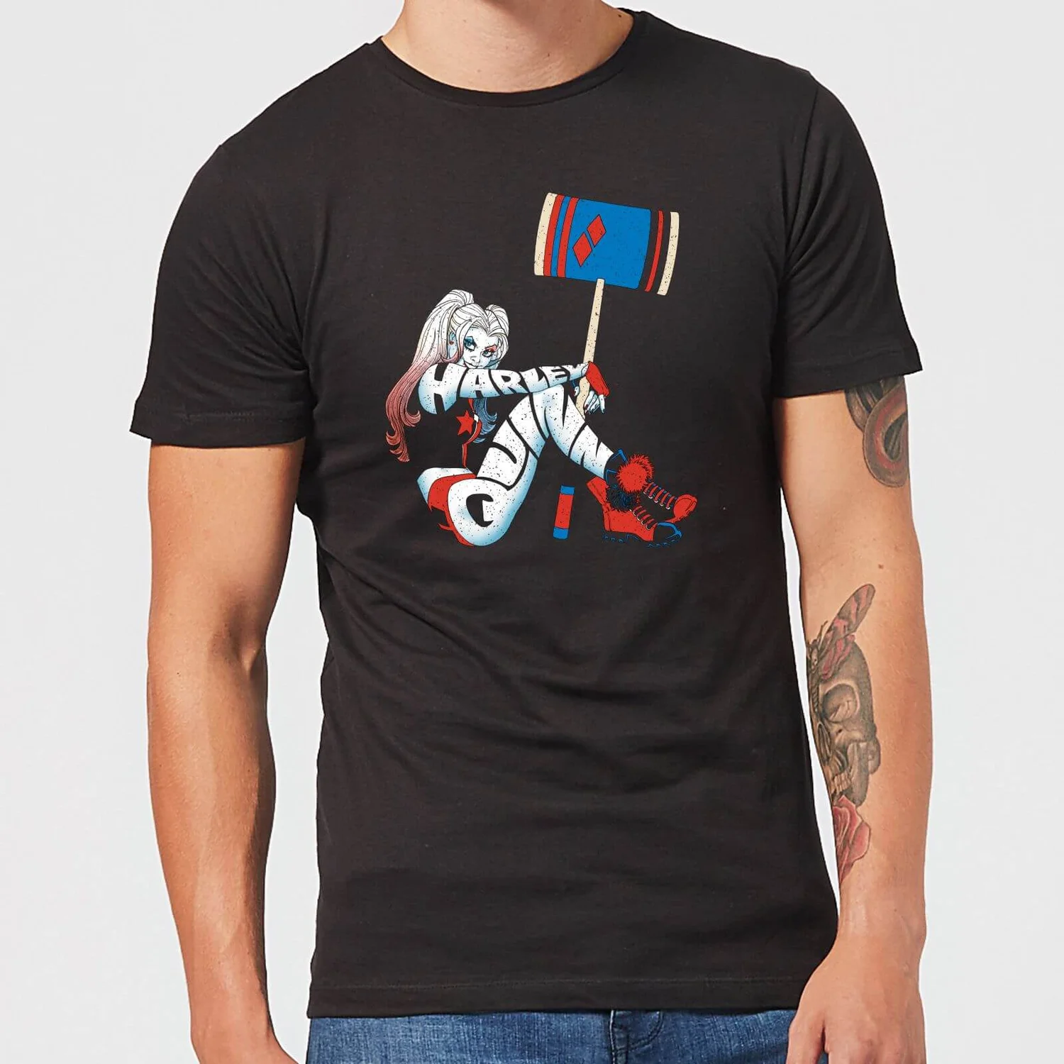 Batman Harley Quinn Men's T-Shirt - Black