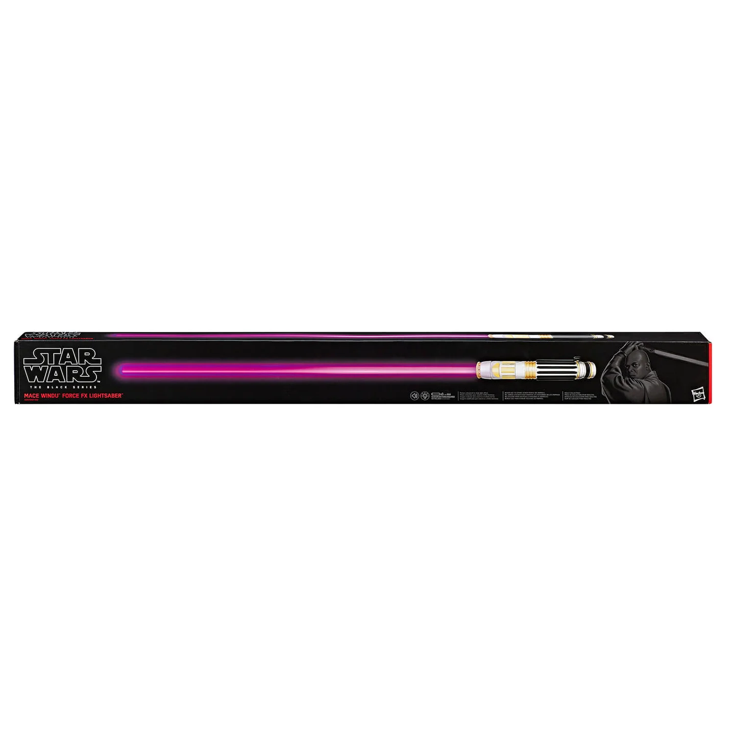 Hasbro Black Series Star Wars Episode 3 Mace Windu Force FX Lightsaber 1:1 Replica