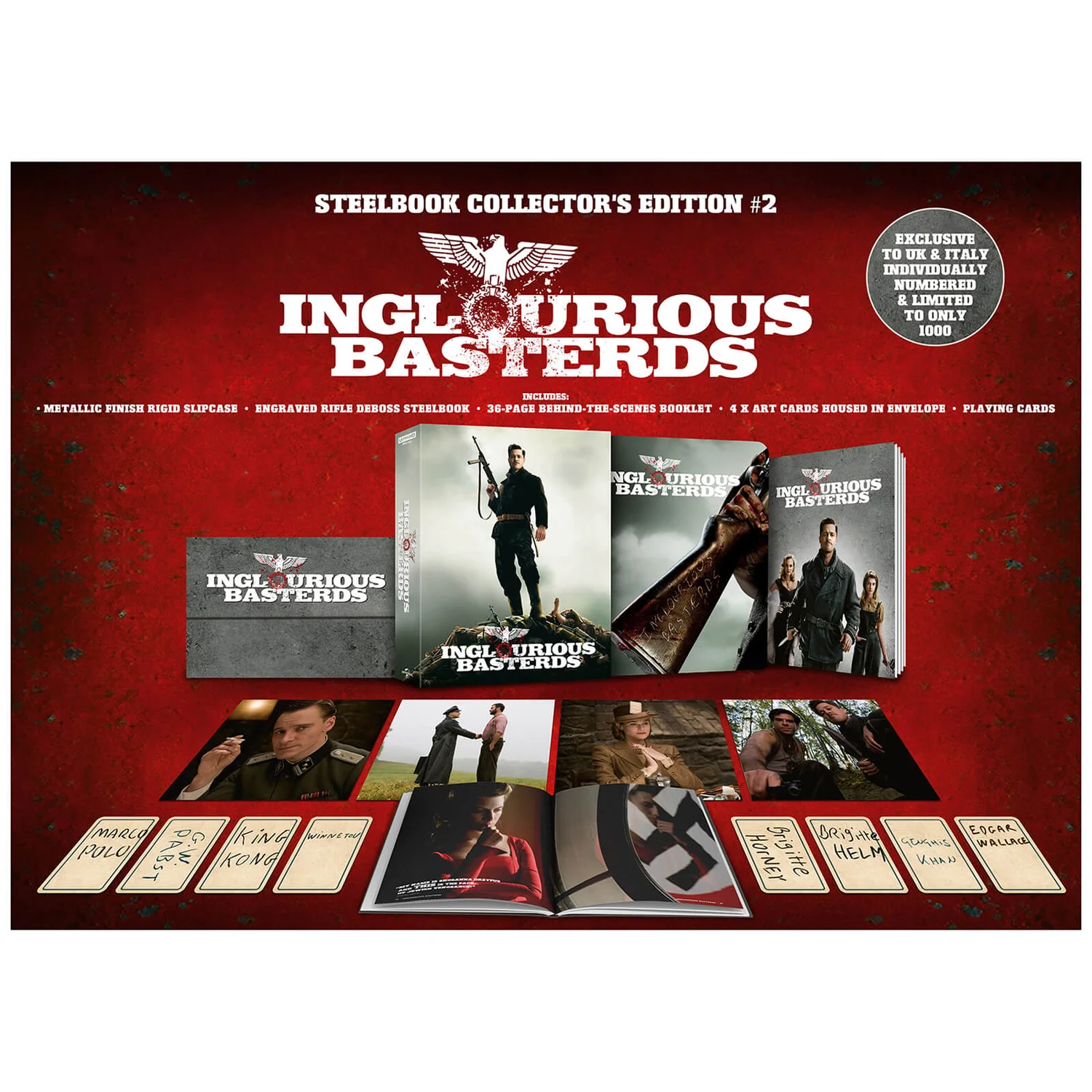 Inglourious Basterds (4K UHD/2D Collector's Edition Steelbook) (Zavvi