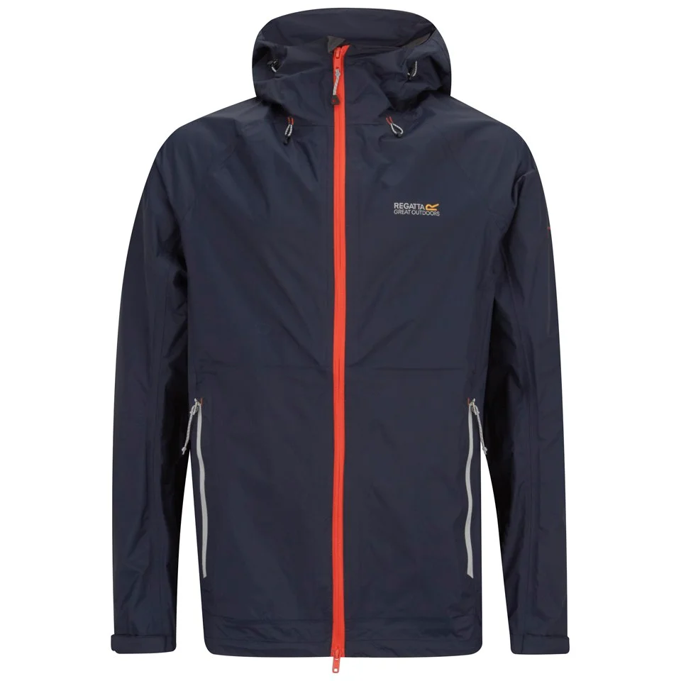 Regatta Men's Point 214 Vaporspeed Isotex 10000 Water Repellent Jacket - Navy/Magma