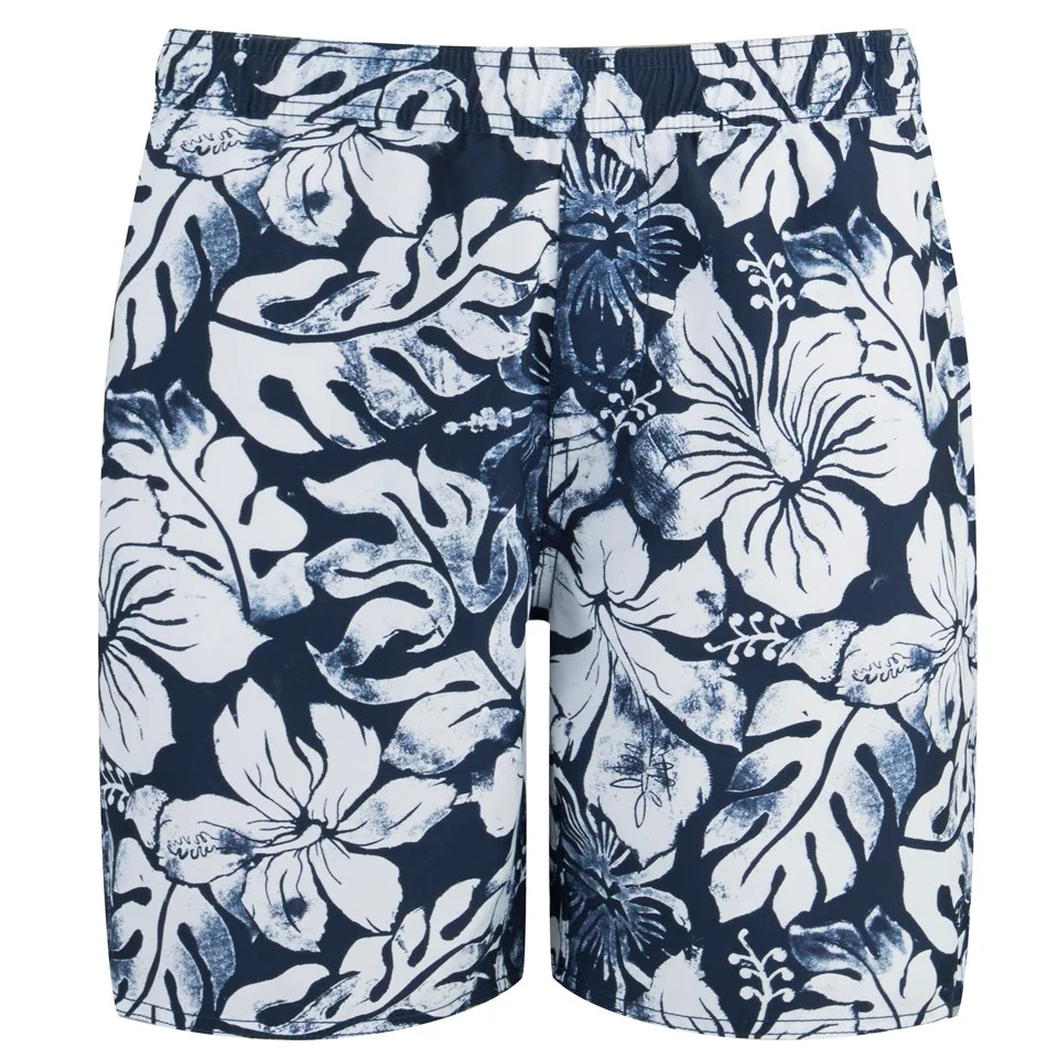 Animal Men's Beeky Elasticated Waist Floral Boardshorts - Indigo