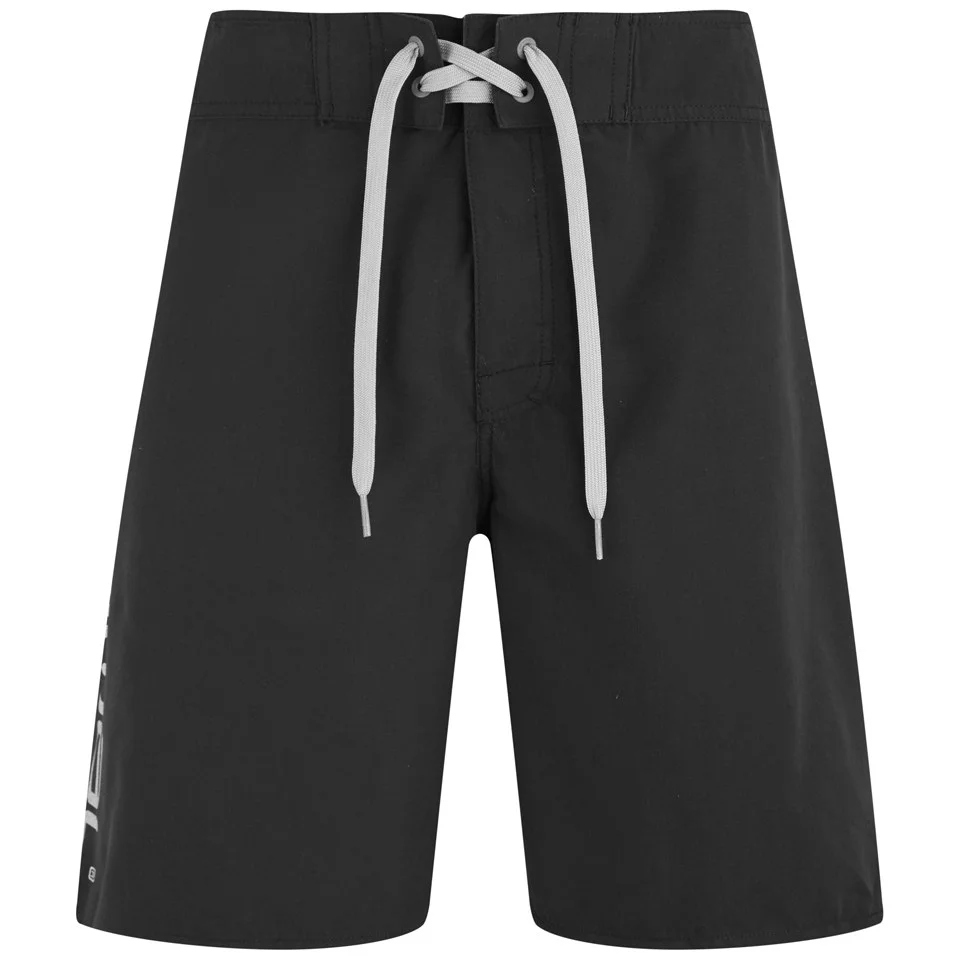 Animal Mens 20 Inch Bodella Fixed Waist Board Shorts - Black