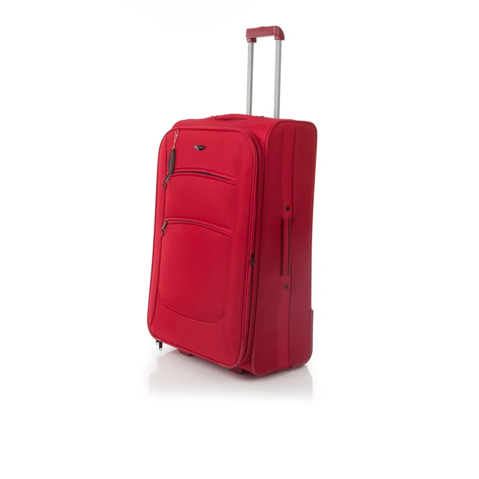 Redland '50FIVE Collection' 2 Wheel Trolley Suitcase - Red - 75cm