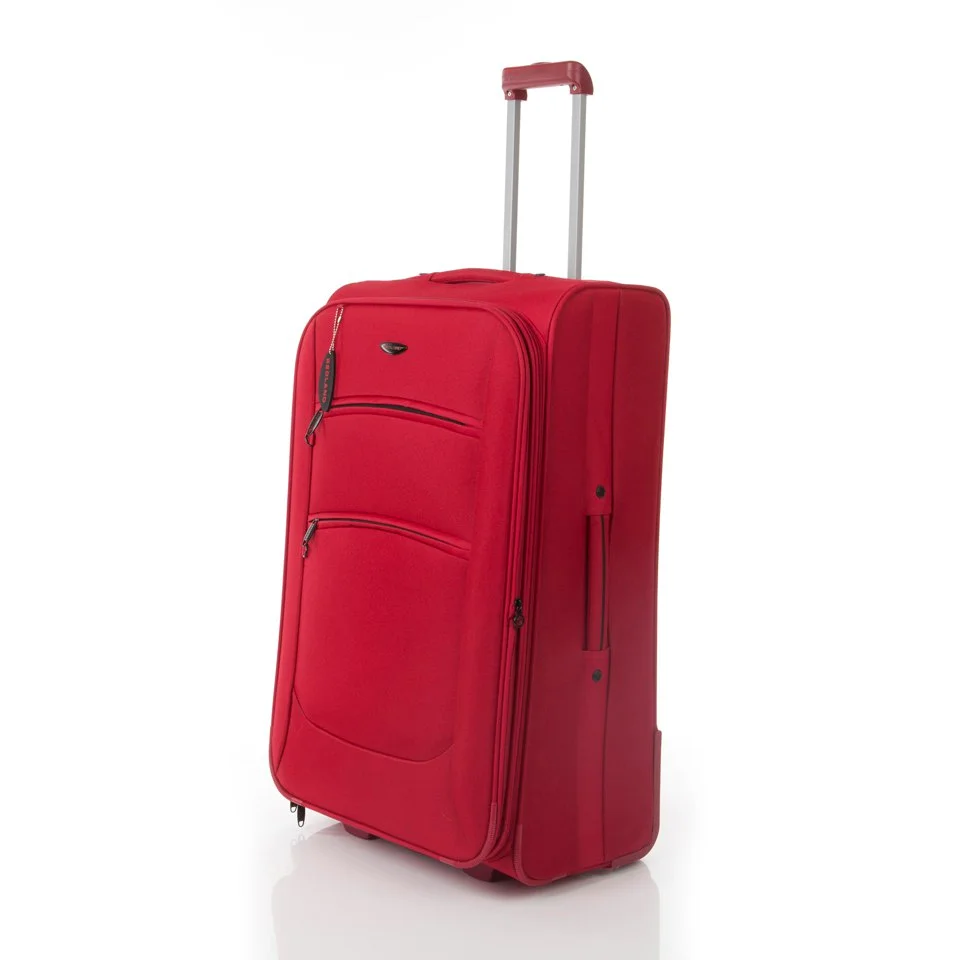Redland '50FIVE Collection' 2 Wheel Trolley Suitcase - Red - 65cm