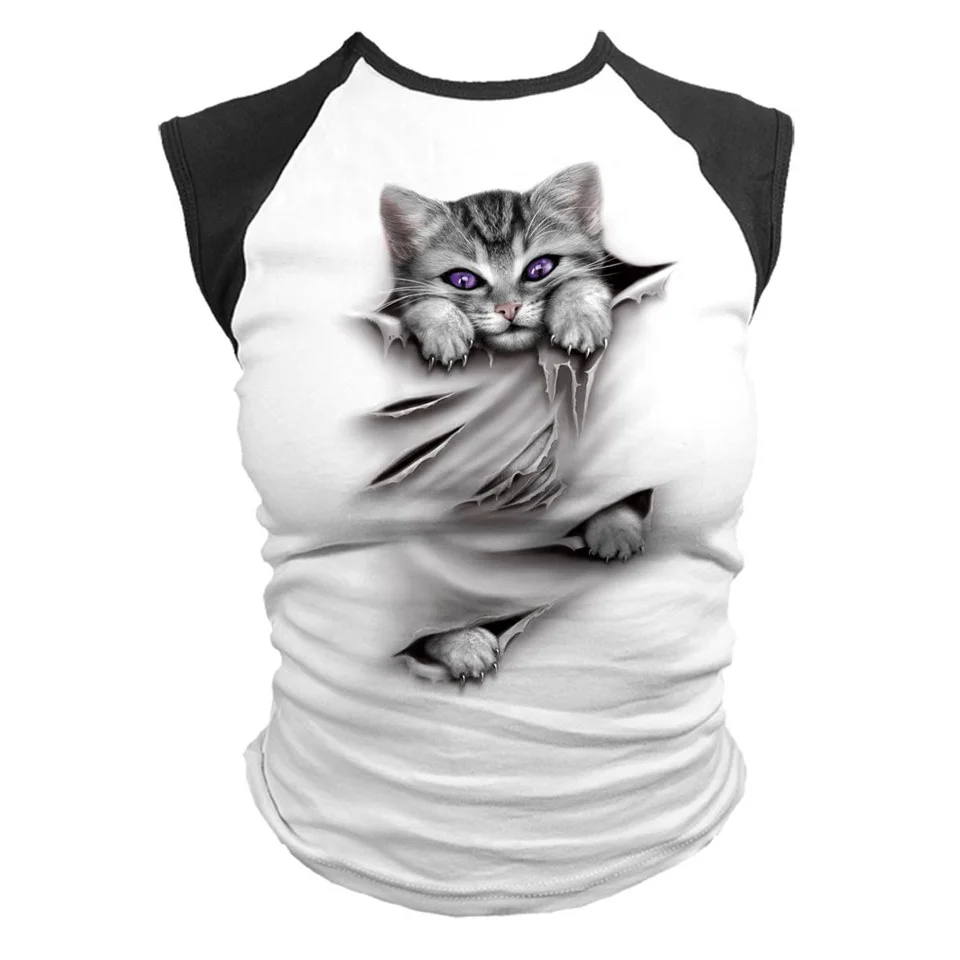 Spiral Women's BRIGHT EYES Baseball Top - White