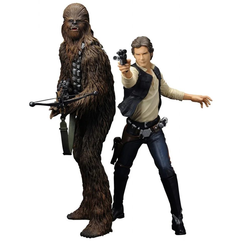 Kotobukiya Star Wars Han Solo and Chewbacca ArtFX+ 1:10 Scale Statue