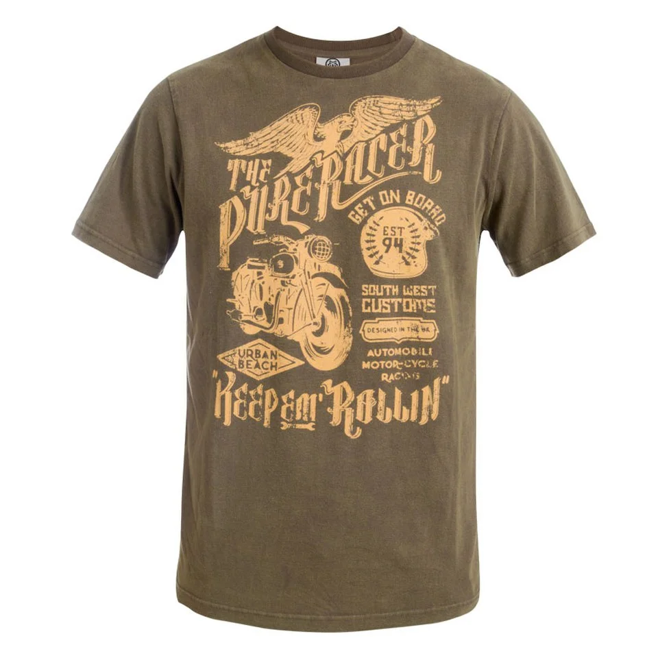 Urban Beach Men's Harman T-Shirt - Tarmac