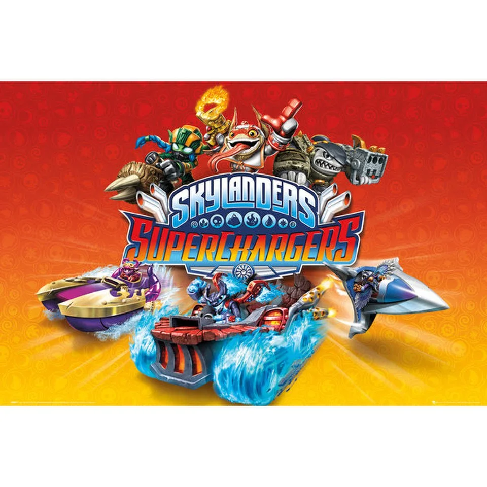 Skylanders Superchargers Characters - 24 x 36 Inches Maxi Poster