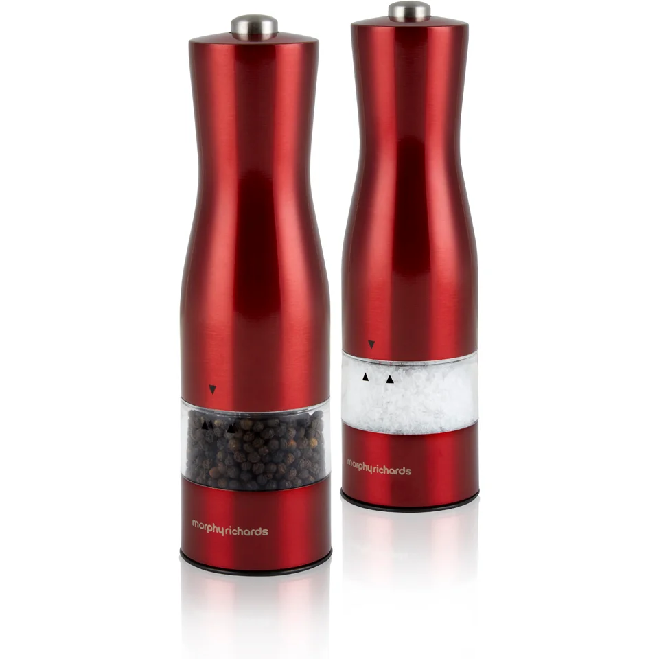 Morphy Richards 974230 Electric Salt/Pepper Mill - Red