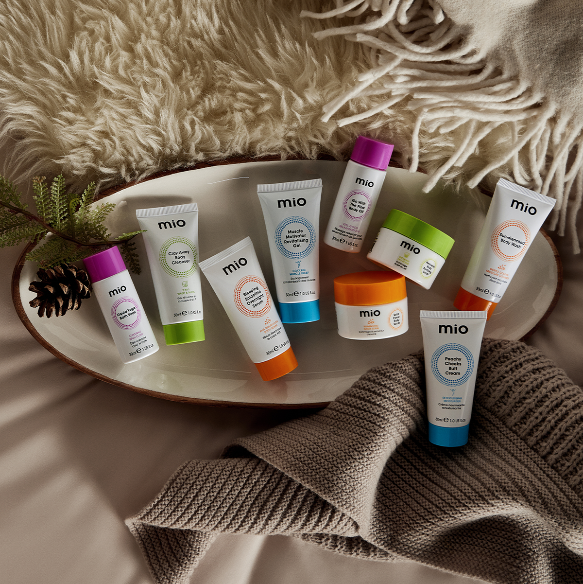 Enjoy a Feel Good Four Kit when you spend £40 on Mio Skincare!