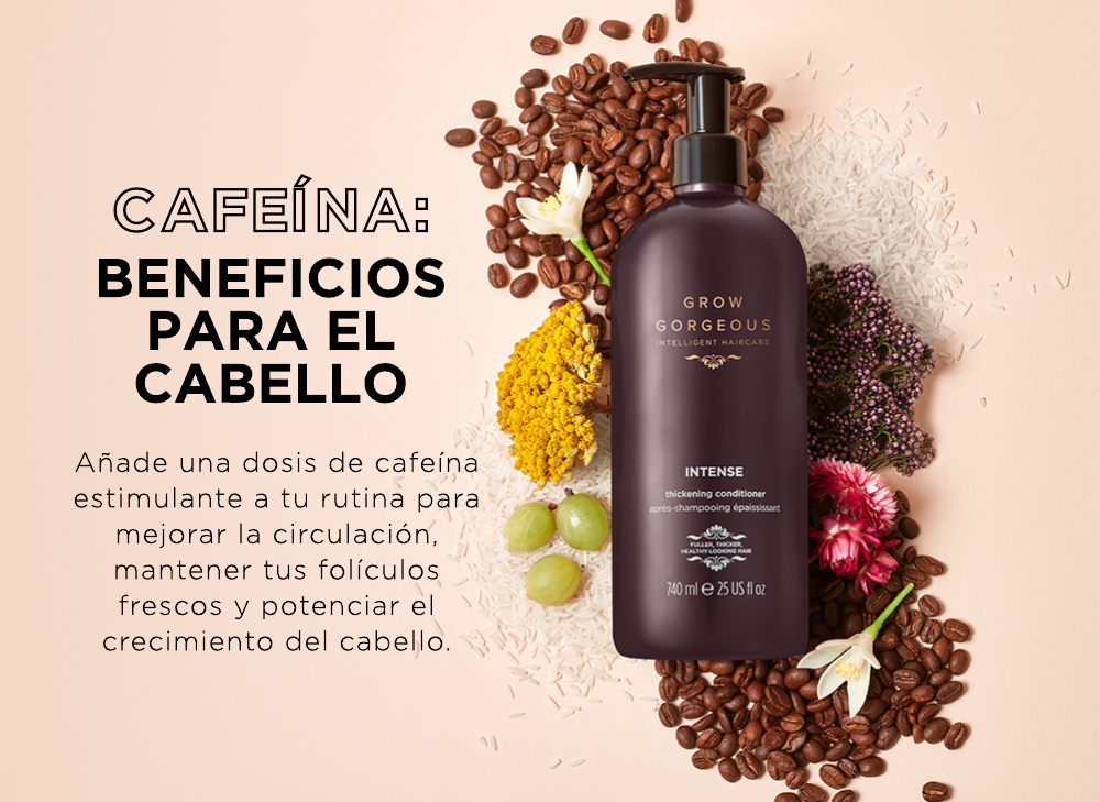 Añade una dosis de cafeína estimulante a tu rutina para mejorar la circulación, mantener tus folículos frescos y potenciar el crecimiento del cabello.