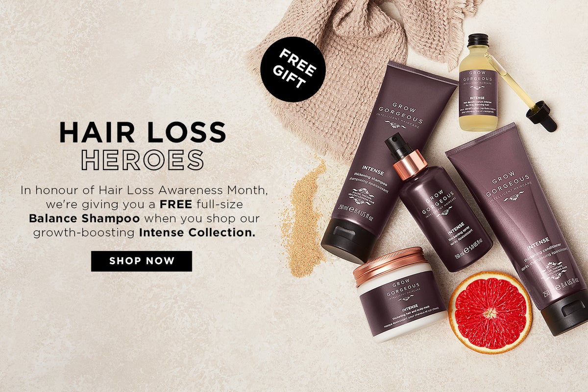 Free full-size Balance Shampoo when you shop the intense collection | Shop Now