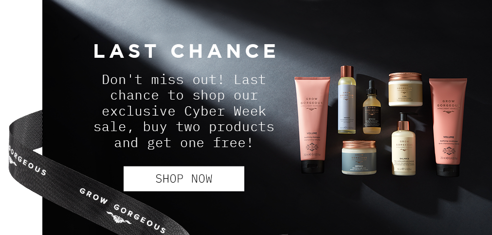 Last Chance to shop our exclusive cyber week sale with Buy 2 Get 1 Free