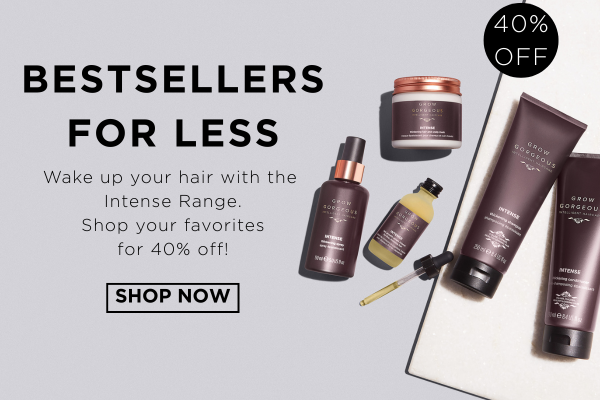 40% OFF INTENSE RANGE