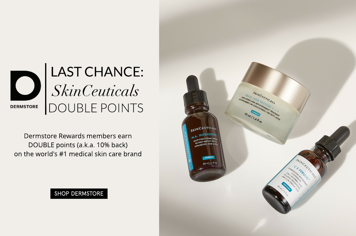 Double Points on SkinCeuticals for Reward Members