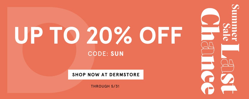 Up to 20% off Dermstore's Summer Sale. Shop now at Dermstore.