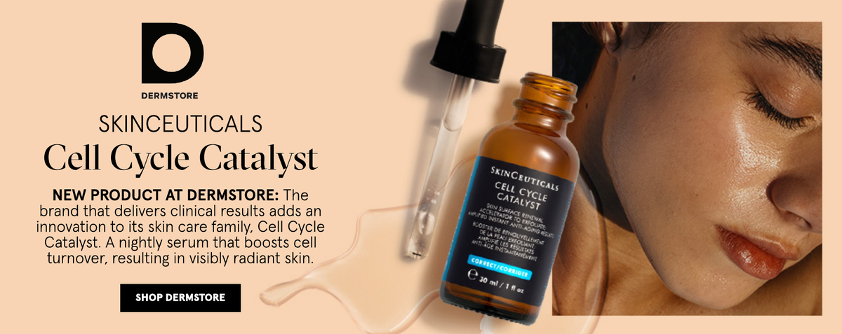 NEW PRODUCT AT DERMSTORE: The brand that delivers clinical results adds an innovation to its skin care family, Cell Cycle Catalyst. A nightly serum that boosts cell turnover, resulting in visibly radiant skin.