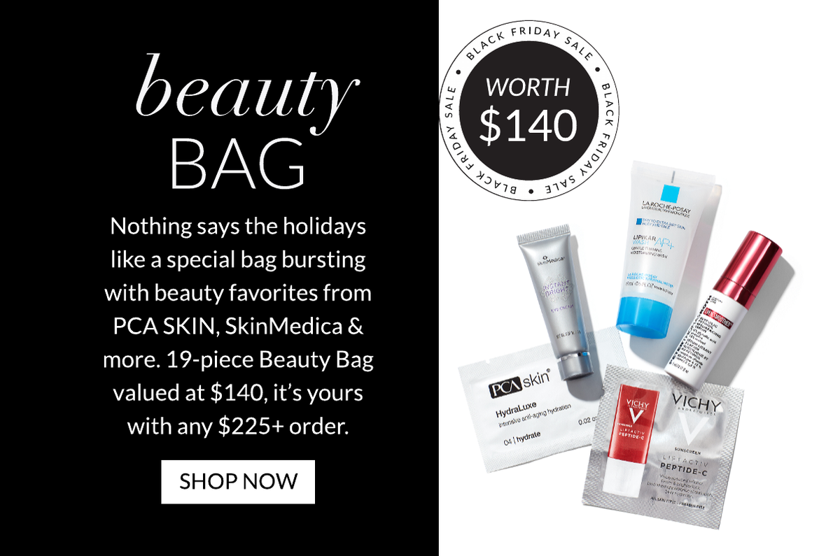 19 piece Black Friday Beauty Bag, when you spend $225