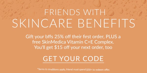 Welcome to SkinStore Referrals, Receive 25% off your first order when you spend $50 or more