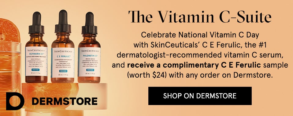 Celebrate Vitamin C day with SkinCeuticals. Plus, receive a complimentary C E Ferulic sample with any order on Dermstore.