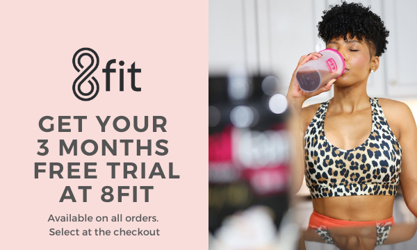 Free 3 month 8fit trial on all orders