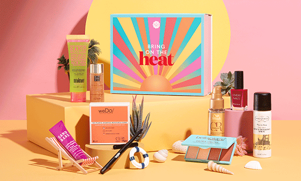 GLOSSYBOX x Heat Summer Beauty box