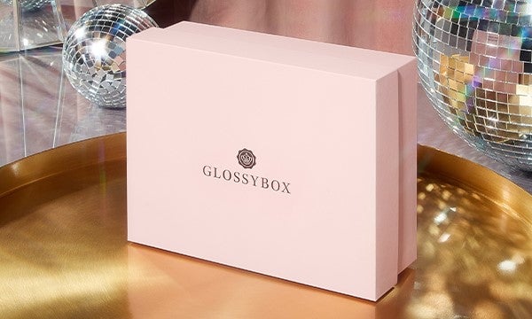 GLOSSYBOX with disco balls