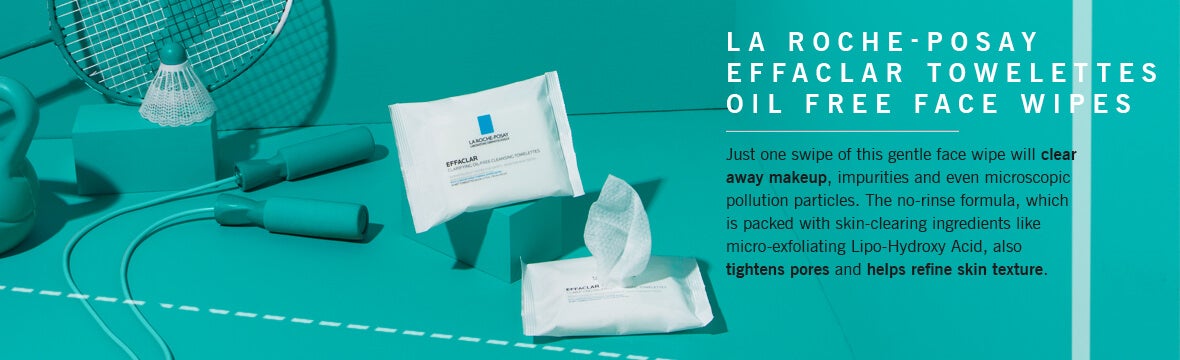 La Roche-Posay Effaclar Towelettes Oil-Free Face Wipes