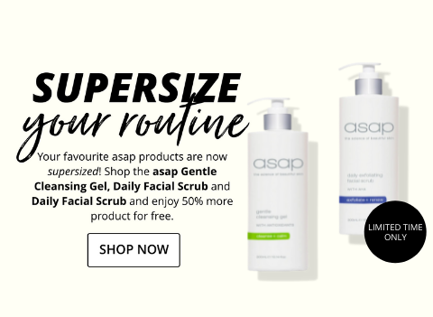 Shop asap Limited Edition Supersized Cleansers & Scrub on RY.COM.AU