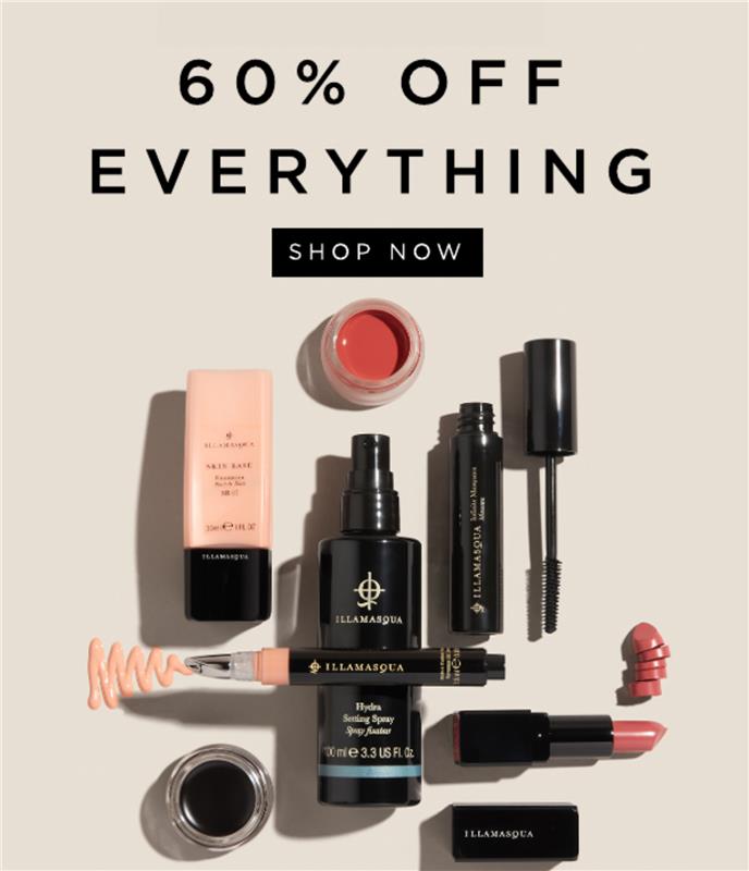 Shop 60% off everything on Illamasqua