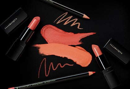 Create the perfect pout with our hand-crafted lipsticks, lip liners and lip polishes. Formulations created to make a statement, our lip products come in matte, satin and glossy finishes.