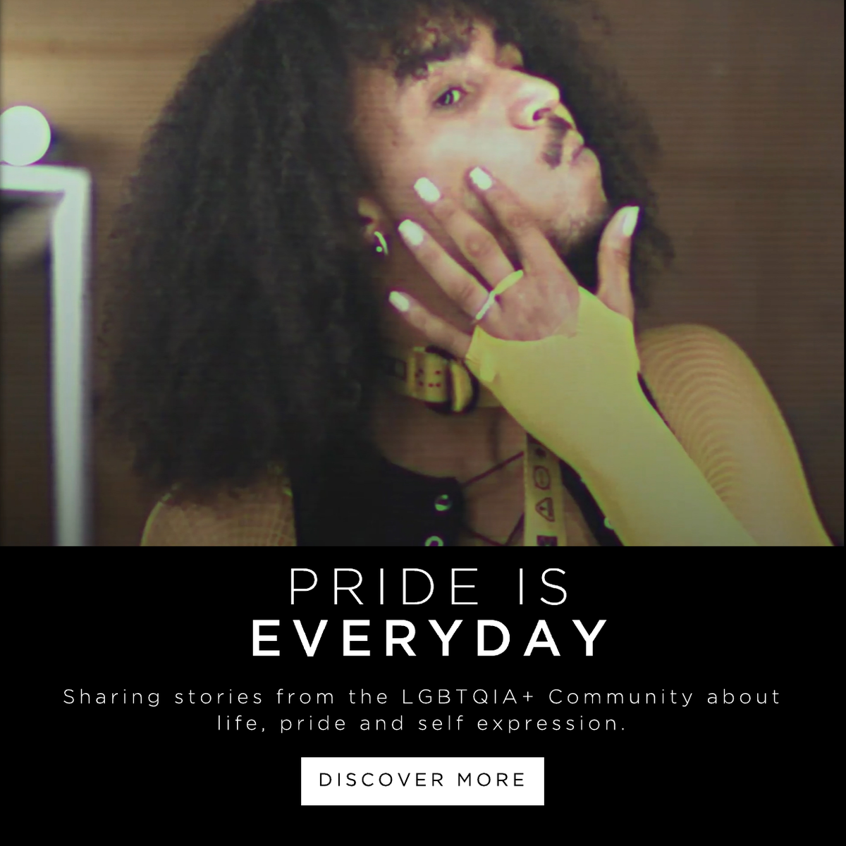 Josh and Spencer with the Pride is Everyday logo