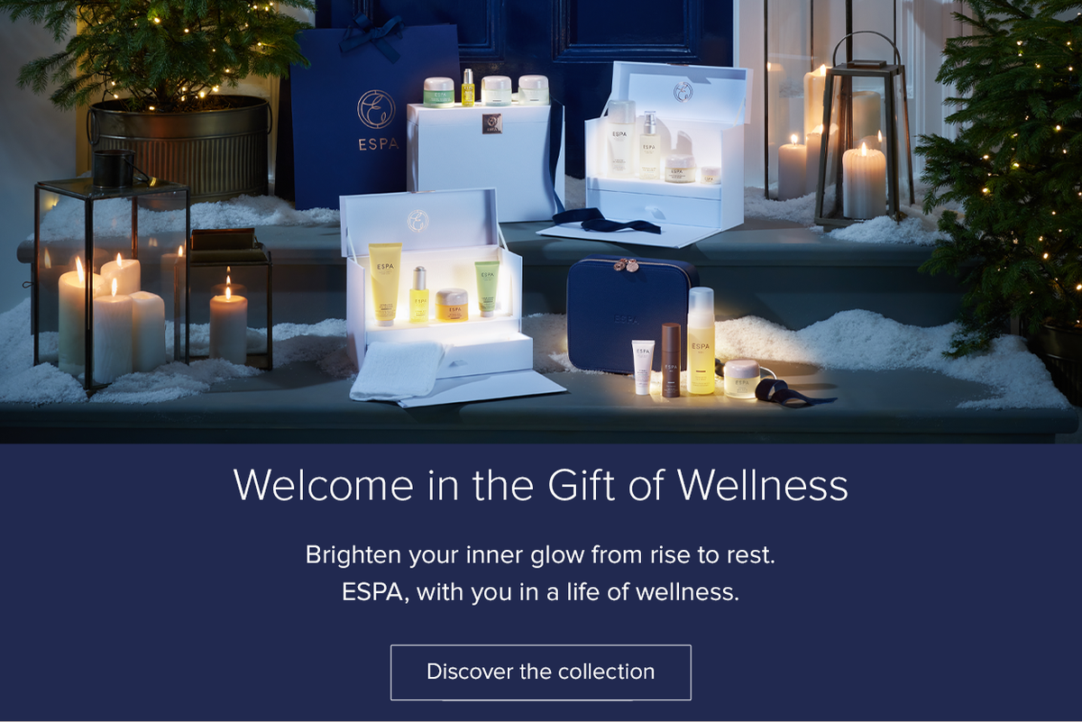 Welcome the gift of wellness. click to discover the collection
