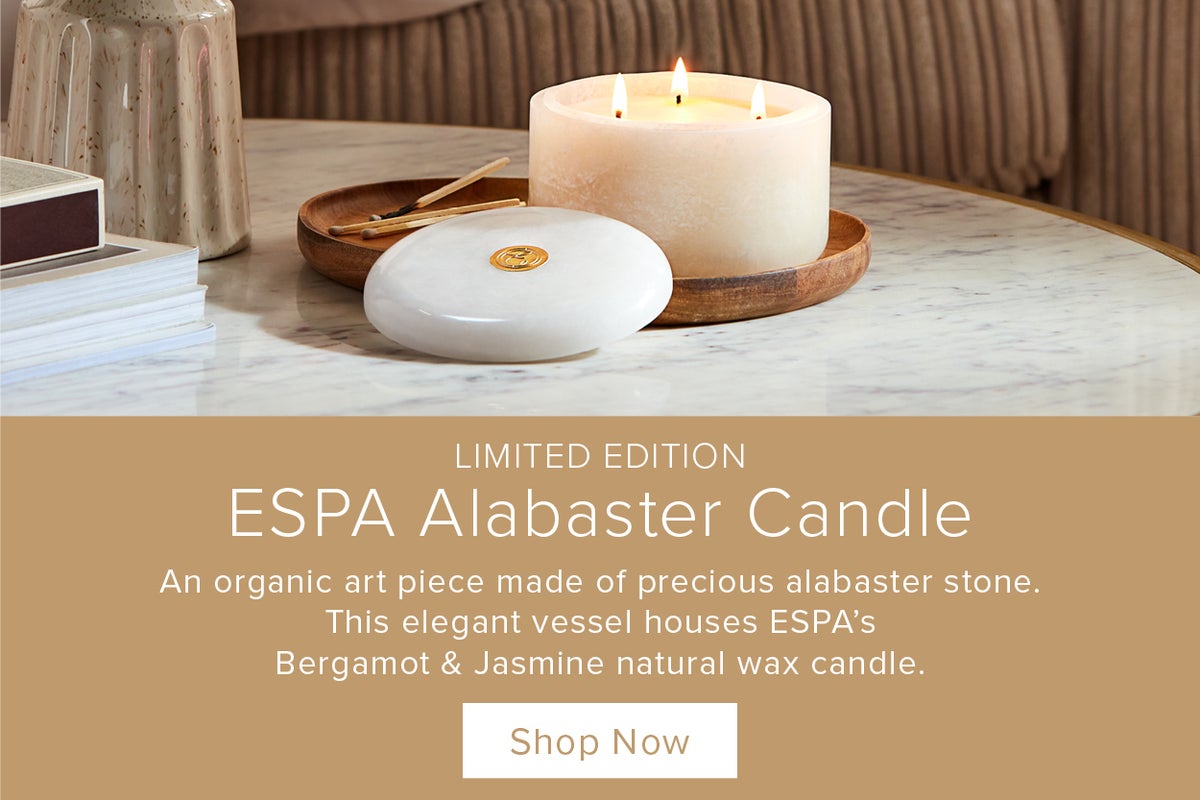 UK : Limited edition Alabaster Candle