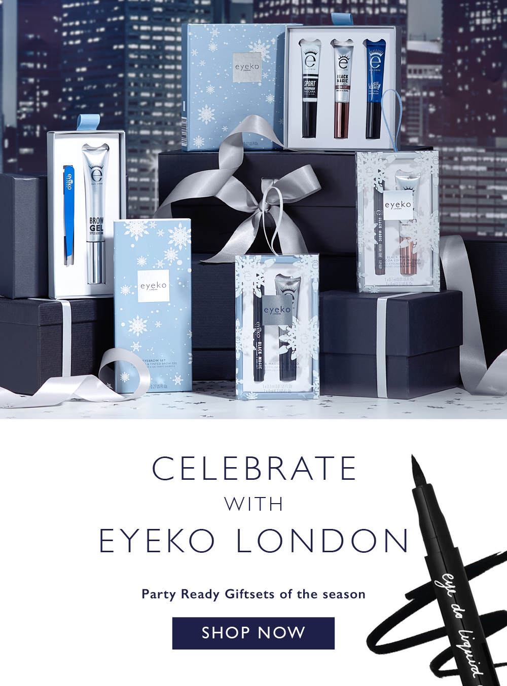 Celebrate Christmas with Eyeko London