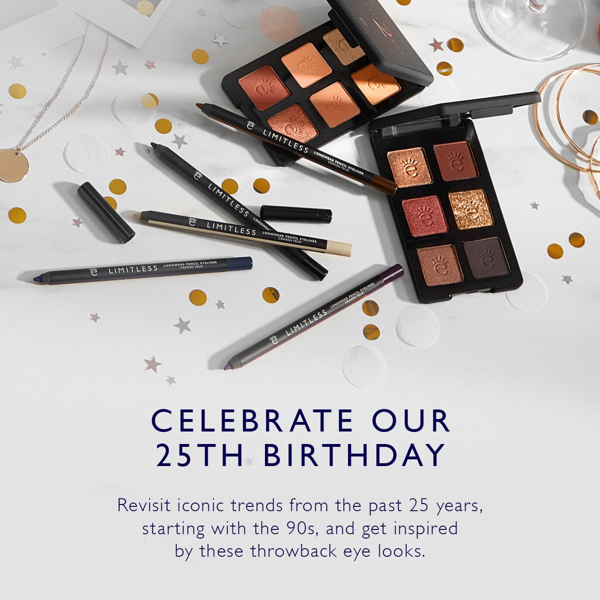 Eyeko 25th birthday banner