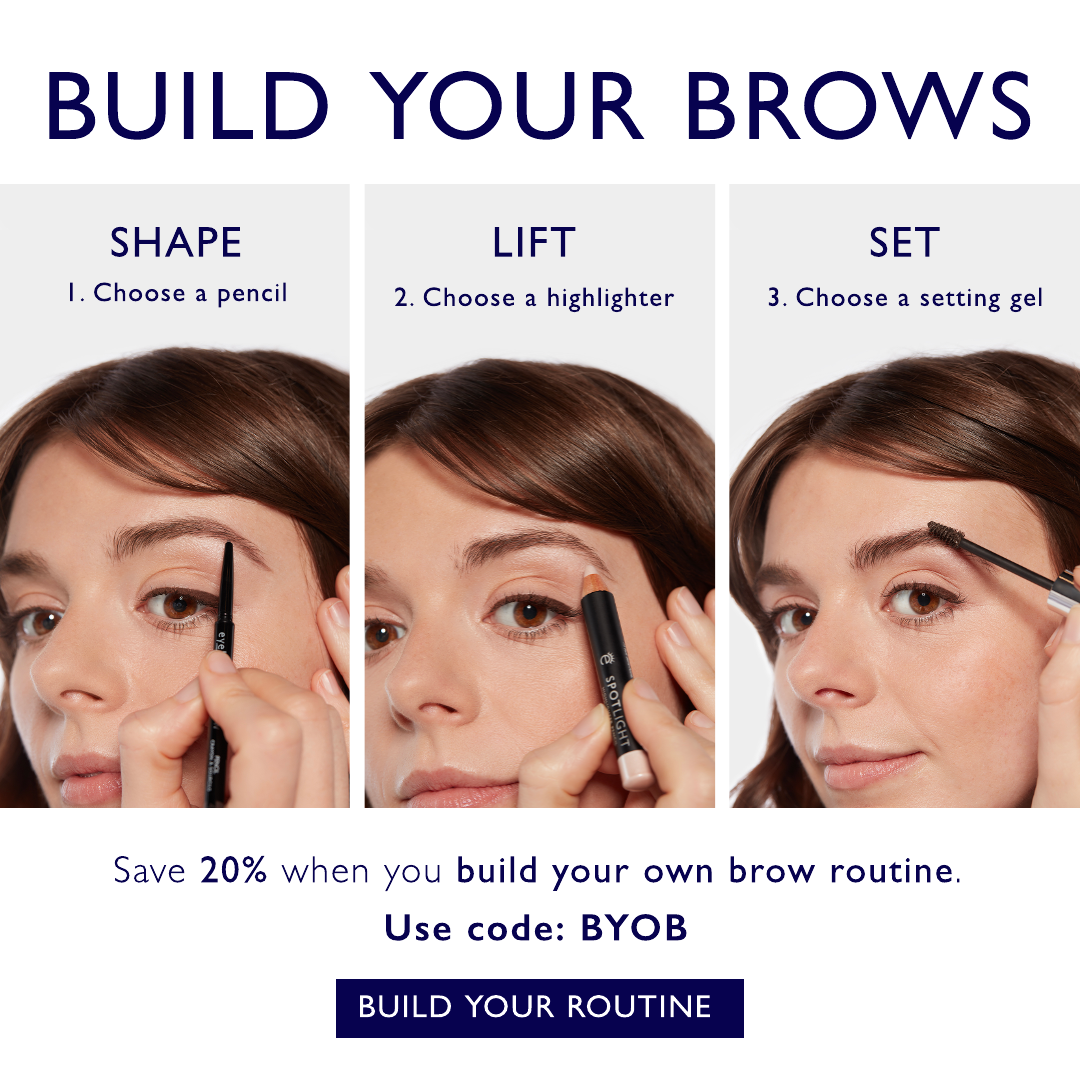 Build your own brow bundle and save 20% off with code BYOB
