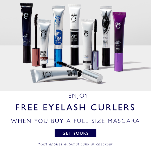 Free Eyelash Curler when you buy any full-size Mascara