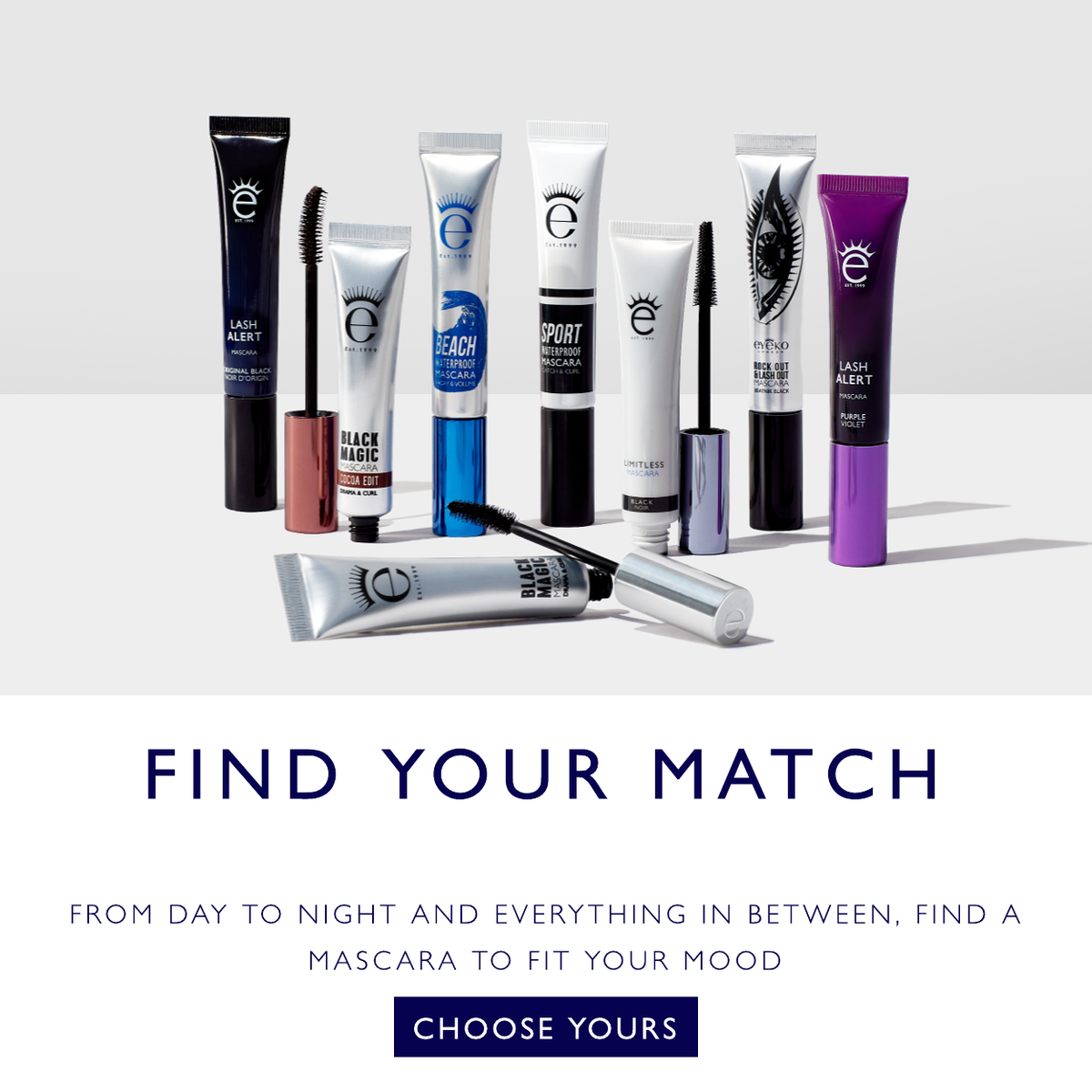 Find Your Match with our Mascaras