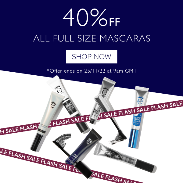 40% off Mascaras Flash Sale