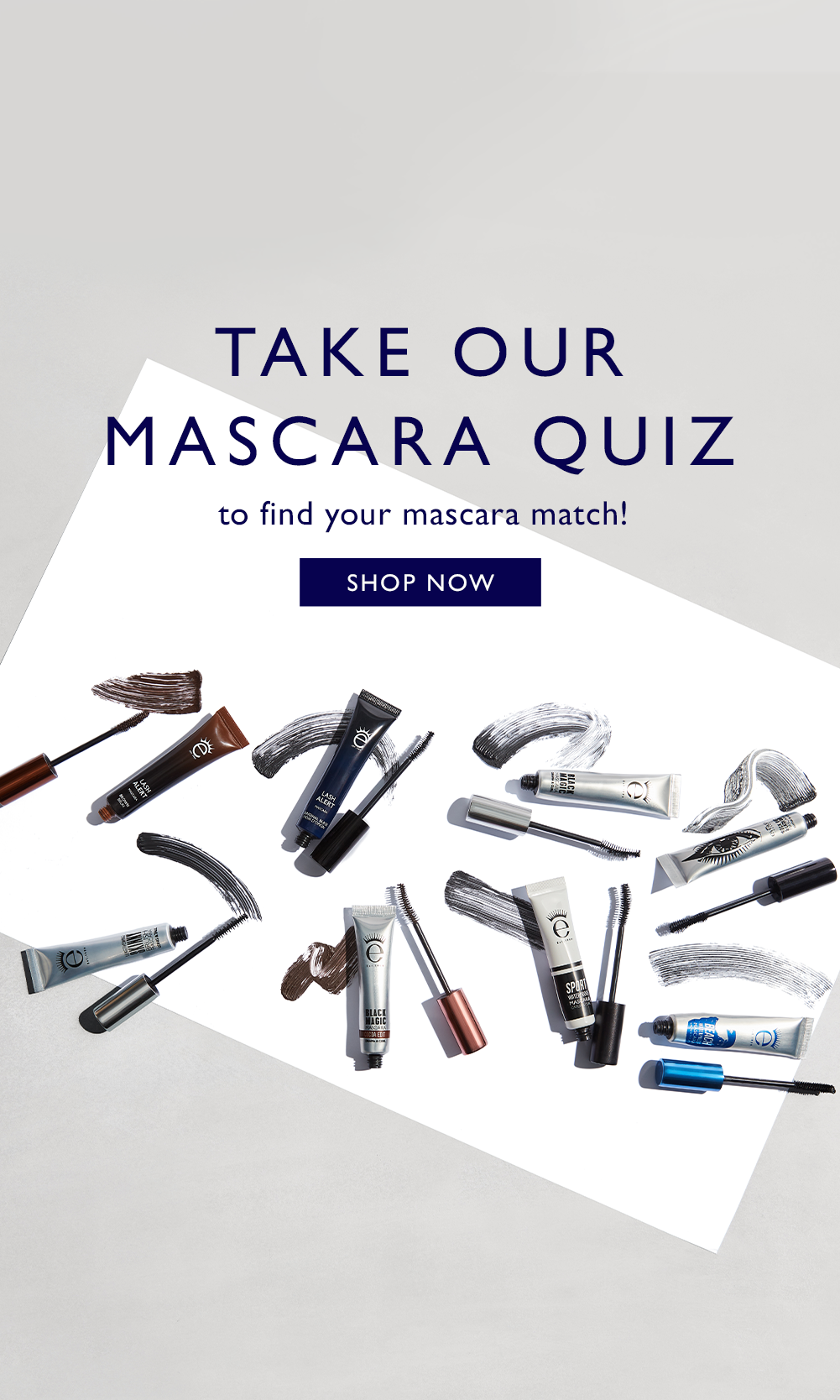 Take our quiz to find your perfect mascara