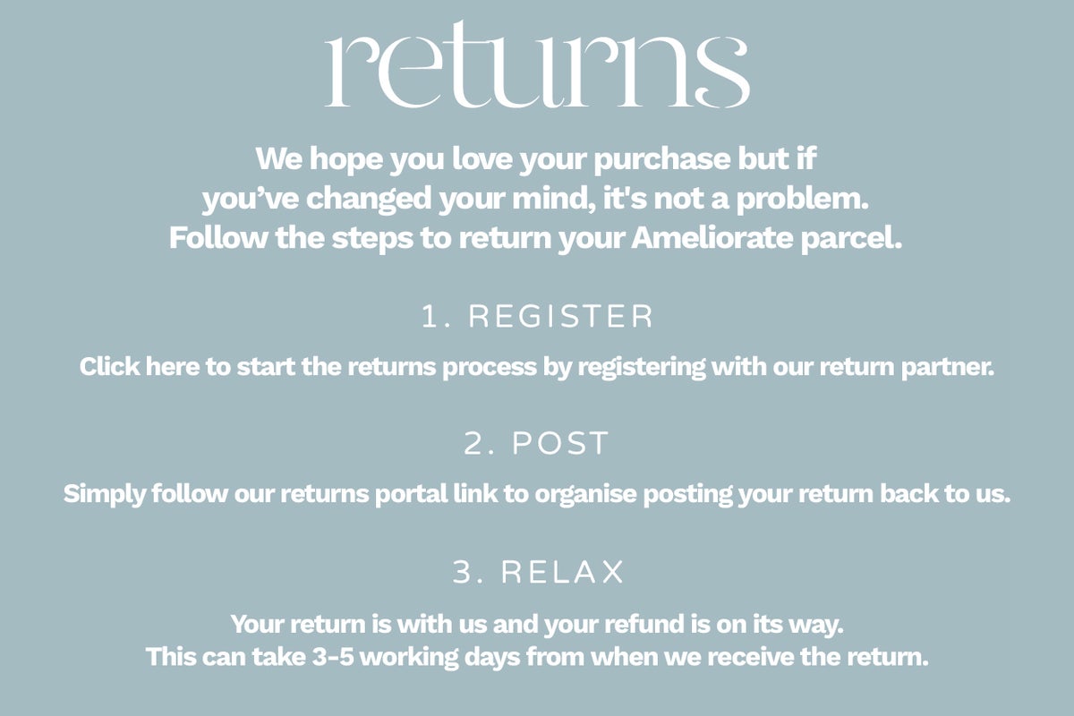 Refunds and returns